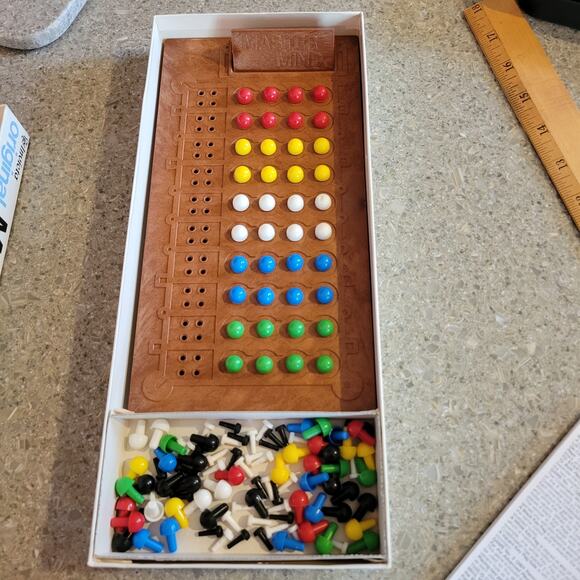 Vintage Original Master Mind Game in Box with Instructions 1972 Game of the Year - Picture 5 of 5